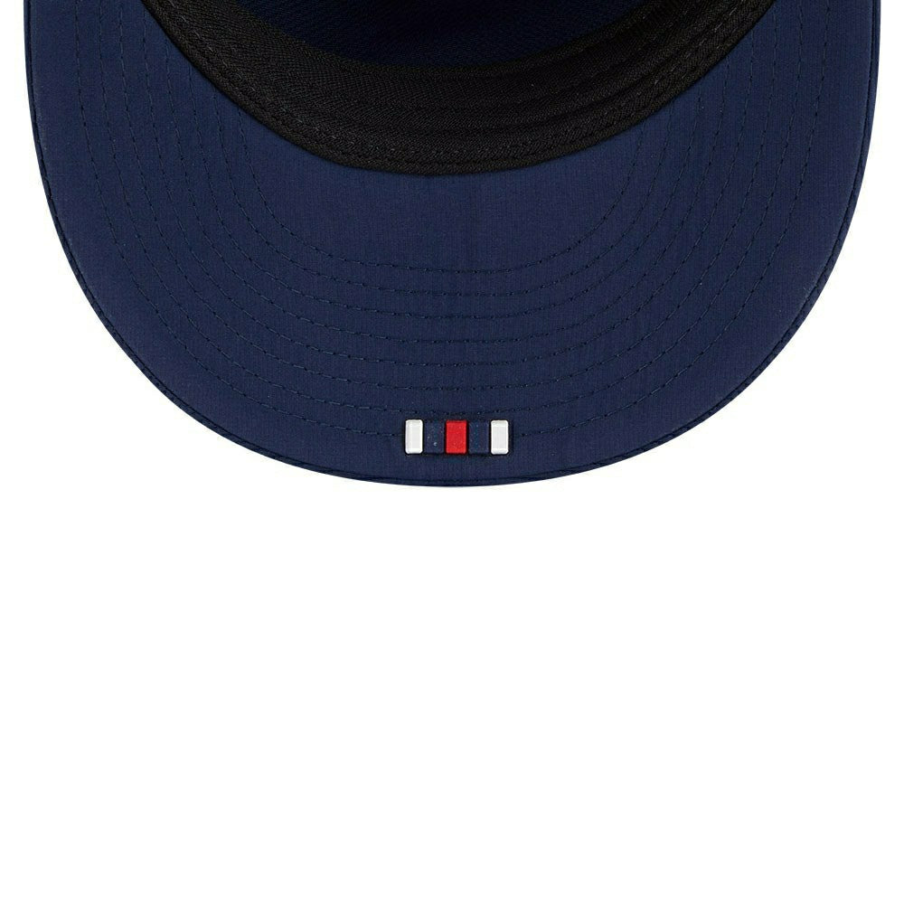 New England Patriots 2025 NFL On-Field Sideline 59FIFTY A-Frame Fitted Cap Navy Fashion