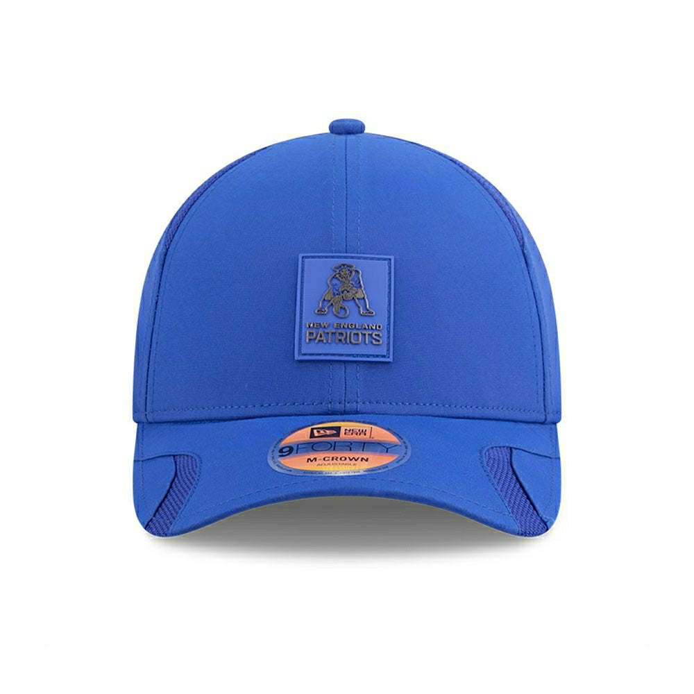 New England Patriots Historic 2025 NFL On-Field Sideline 9FORTY M-Crown Snapback Cap Lifestyle