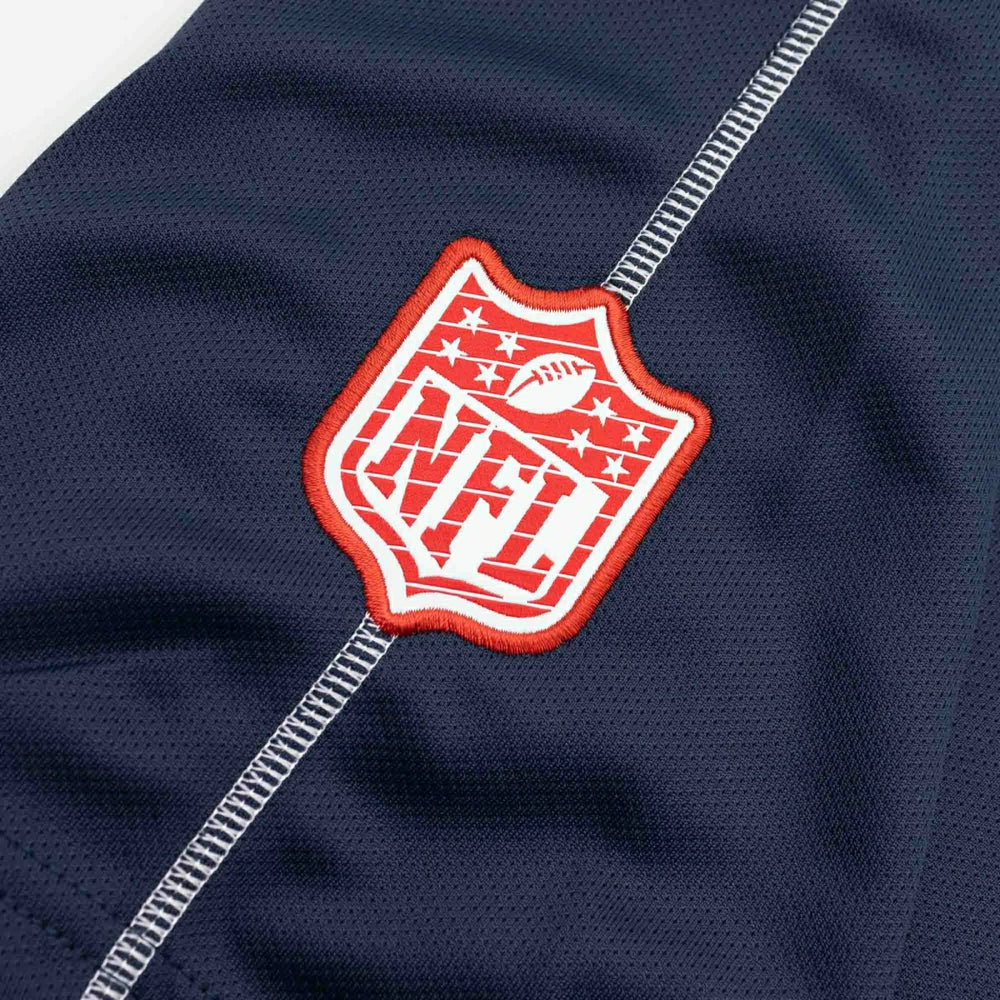 New England Patriots 2024 NFL Sideline Nike Dri-FIT Coach UV Top Navy Taass for sale