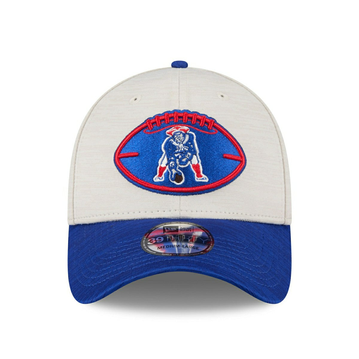 New England Patriots Historic 2024 NFL Sideline New Era 39THIRTY Flex Cap Lifestyle