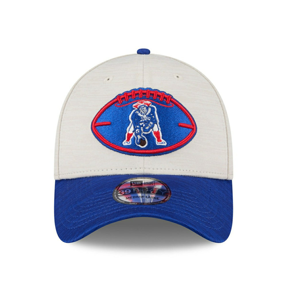 New England Patriots Historic 2024 NFL Sideline New Era 39THIRTY Flex Cap Lifestyle