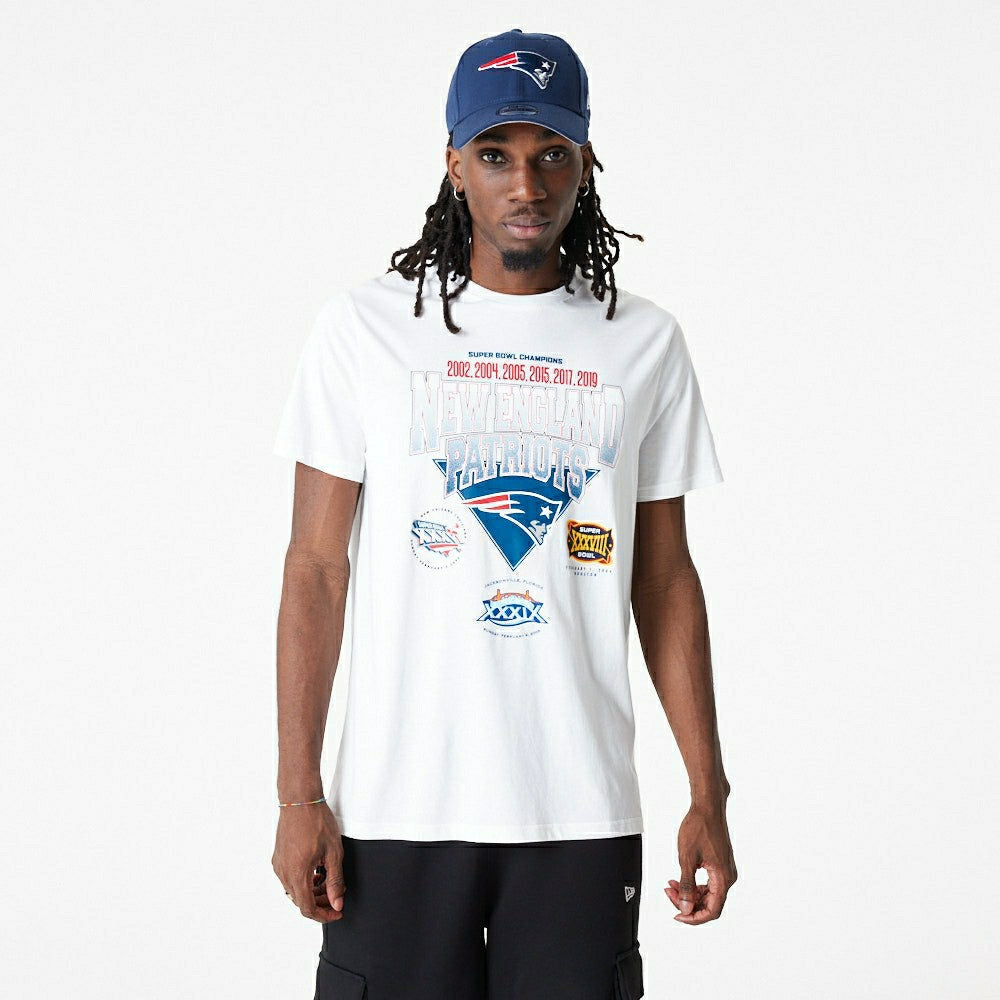 New England Patriots Super Bowl Champions New Era NFL T-Shirt Classic