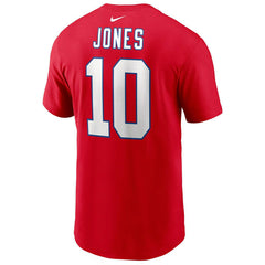 Mac Jones #10 New England Patriots Nike Player NFL T-Shirt Red Fashion