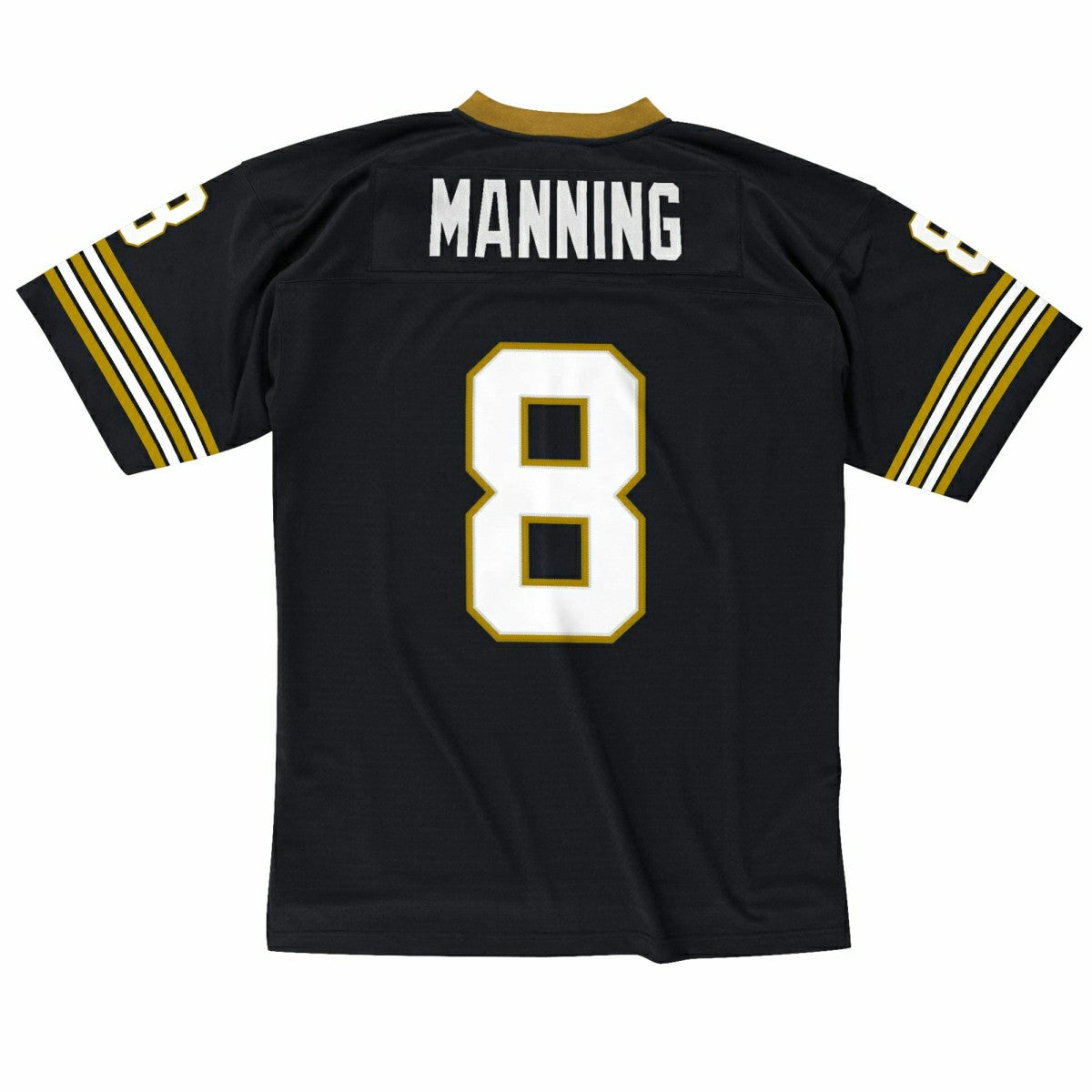 Archie Manning #8 New Orleans Saints Mitchell & Ness Throwback NFL Jersey Black Lifestyle