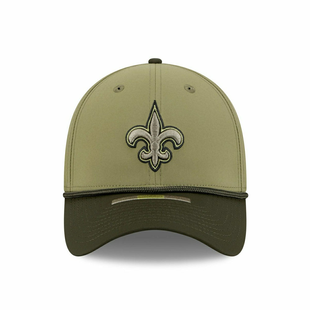 New Orleans Saints 2025 NFL Salute to Service 39THIRTY Flex Cap Olive Taass sale