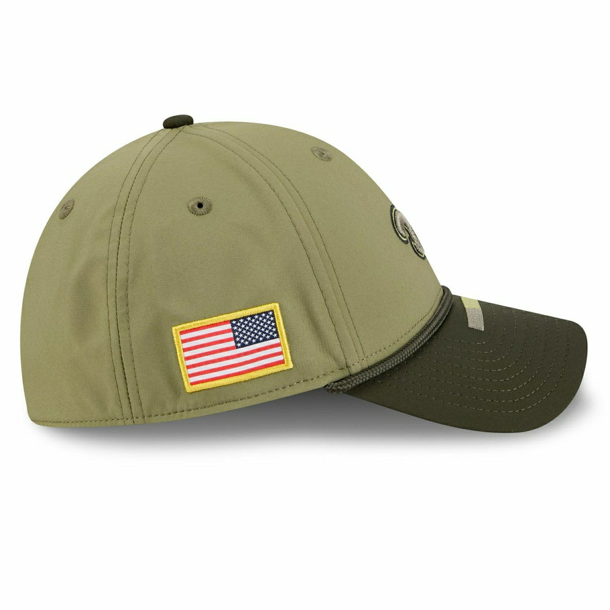 New Orleans Saints 2025 NFL Salute to Service 39THIRTY Flex Cap Olive Taass sale