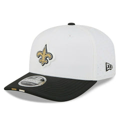 New Orleans Saints 2025 NFL Training Camp New Era  9SEVENTY Stretch-Snap Cap OTC White Taass sale