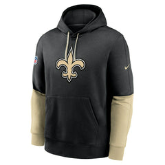 New Orleans Saints 2024 NFL Sideline Nike Club Hoodie Black Taass US