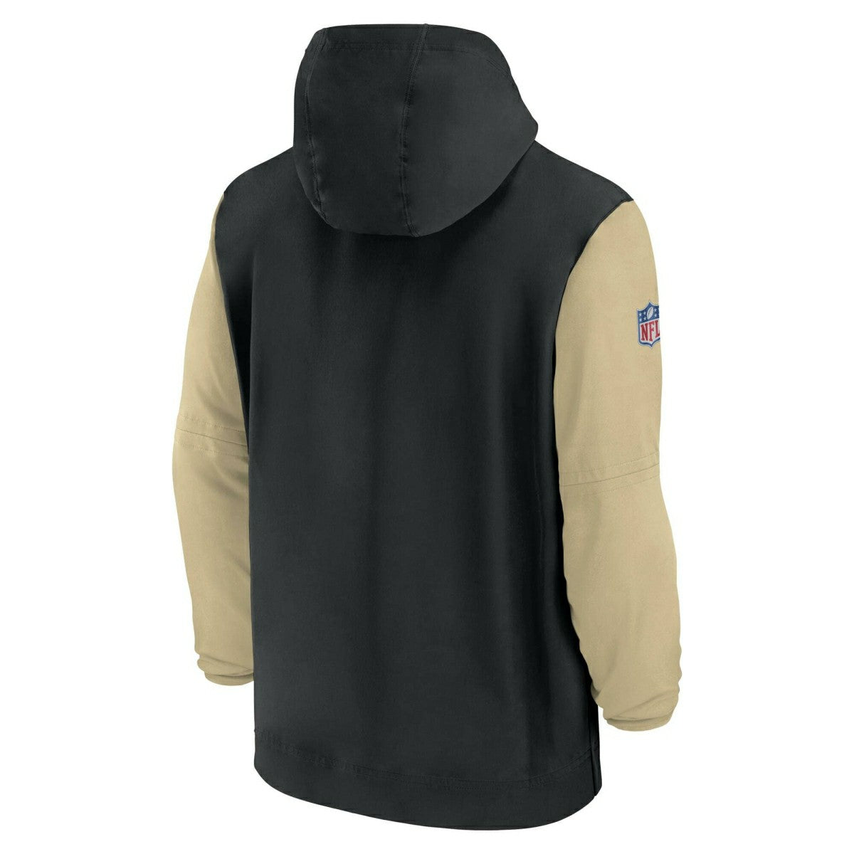 New Orleans Saints 2024 NFL Sideline Pre-Game Nike Lightweight Player Jacket Black Lifestyle