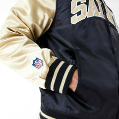 New Orleans Saints Satin New Era NFL Bomber Jacket Classic