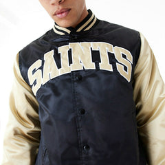 New Orleans Saints Satin New Era NFL Bomber Jacket Classic