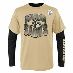 New Orleans Saints Game Day 3-in-1 Combo NFL Shirt (YOUTH) Taass sale