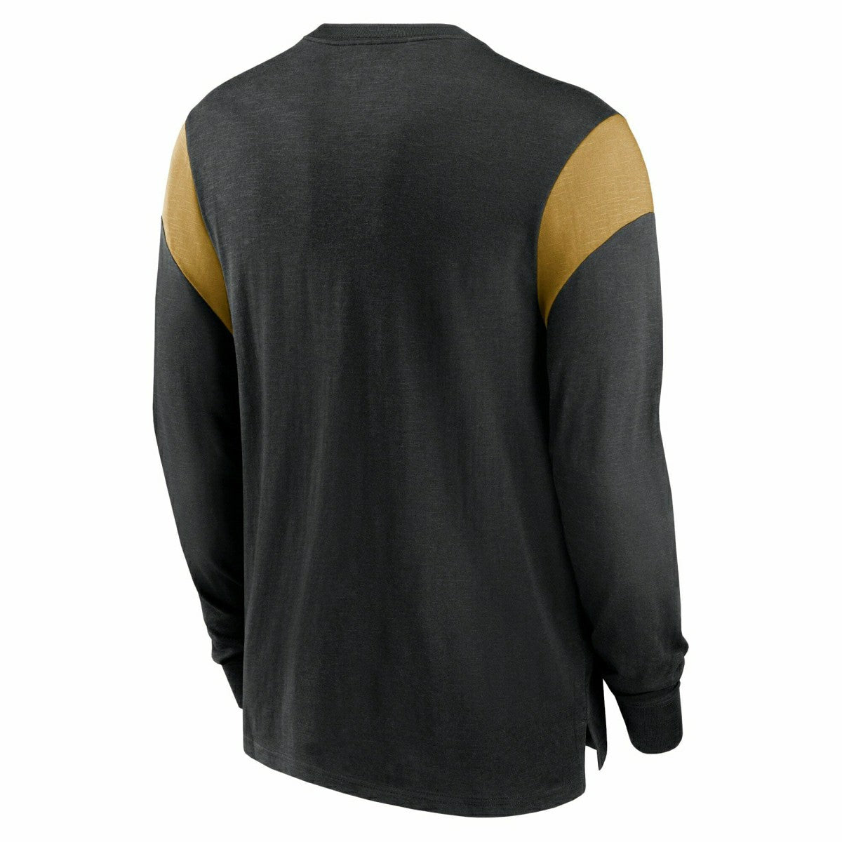 New Orleans Saints NFL Historic Nike Slub Long Sleeve Shirt Black Lifestyle
