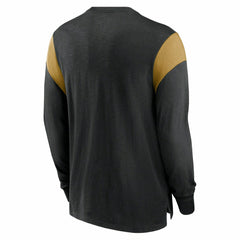 New Orleans Saints NFL Historic Nike Slub Long Sleeve Shirt Black Lifestyle