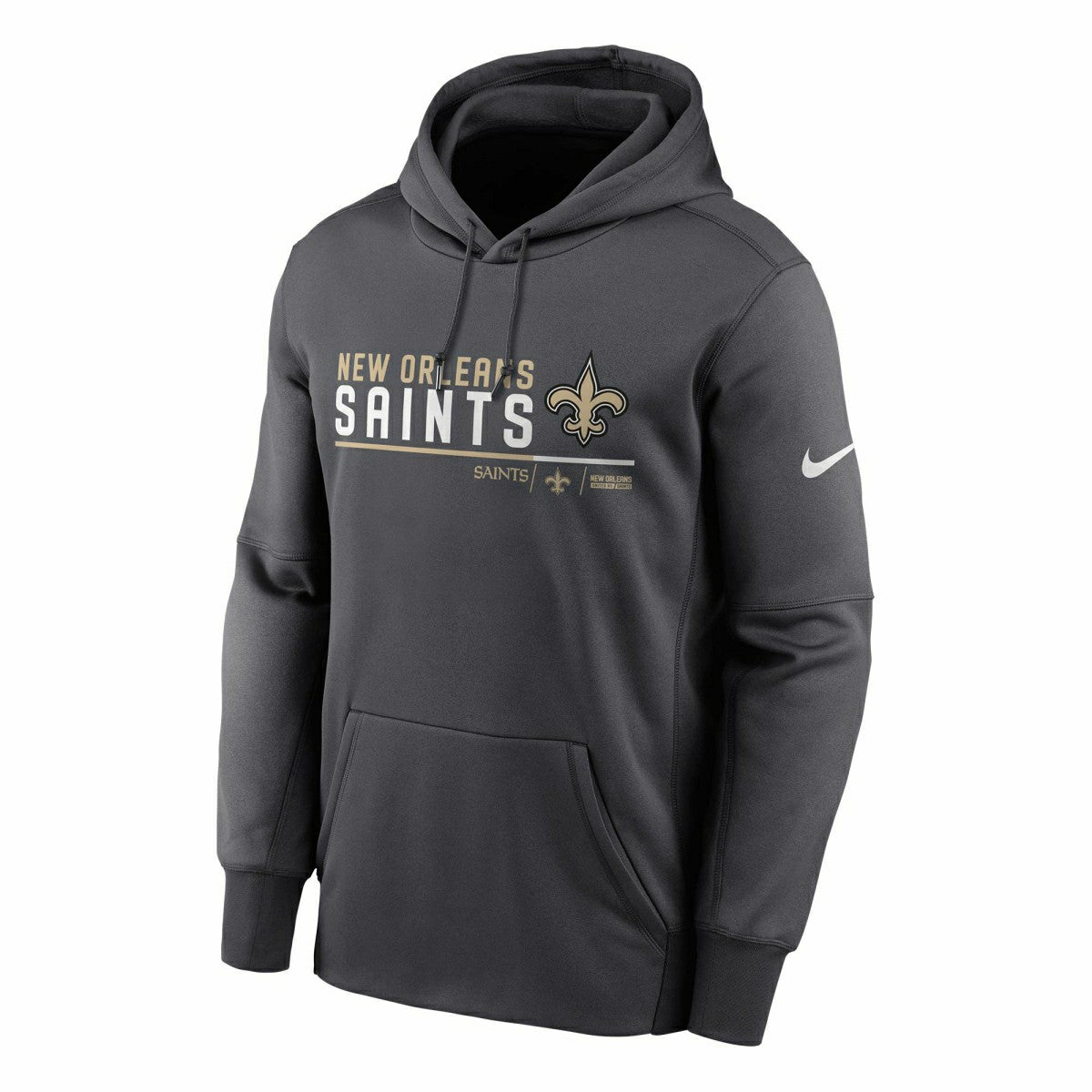 New Orleans Saints Community Therma Dri-FIT NFL Hoodie Anthracite Taass for sale