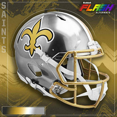 New Orleans Saints Flash Alternate Riddell NFL Speed Mini Helmet Taass US