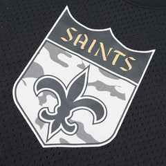 New Orleans Saints Mitchell & Ness Camo Reflective NFL Crew Mesh Jersey Taass sale