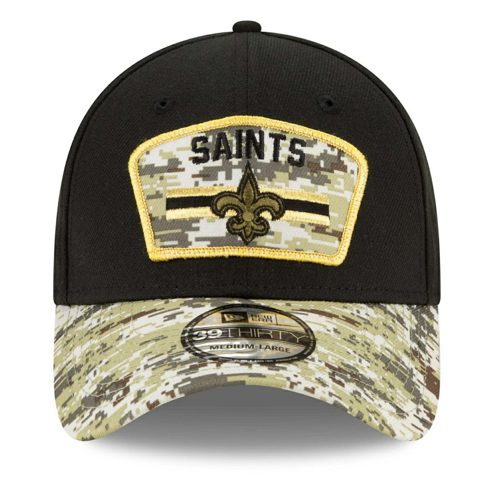 New Orleans Saints 2021 NFL On-Field Salute to Service New Era 39THIRTY Flex Fit Cap Taass sale