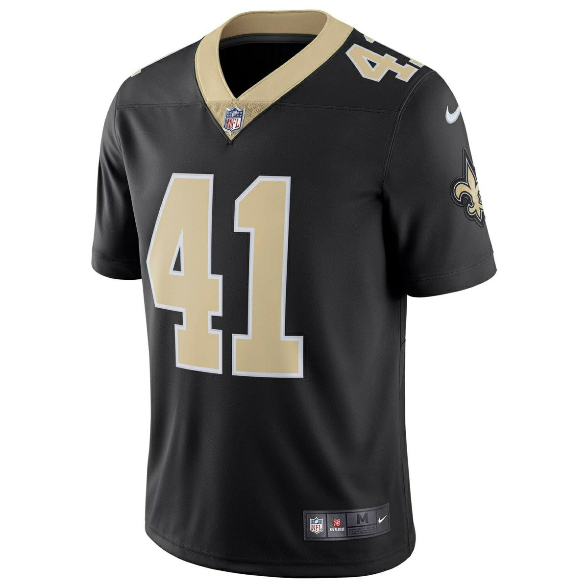 Alvin Kamara #41 New Orleans Saints Nike Vapor Limited NFL Jersey Black Taass US