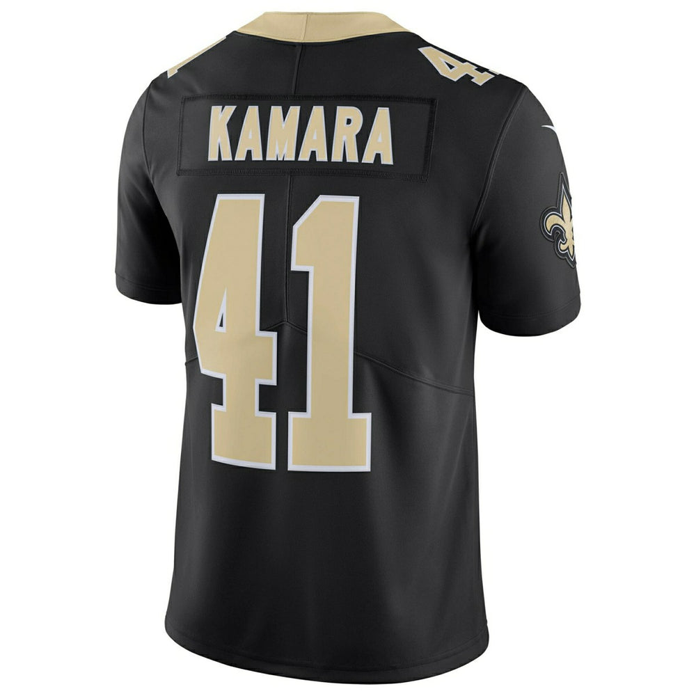 Alvin Kamara #41 New Orleans Saints Nike Vapor Limited NFL Jersey Black Taass US
