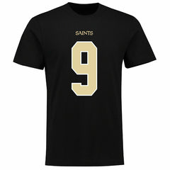Drew Brees #9 New Orleans Saints Fanatics Player Script NFL T-Shirt Taass for sale