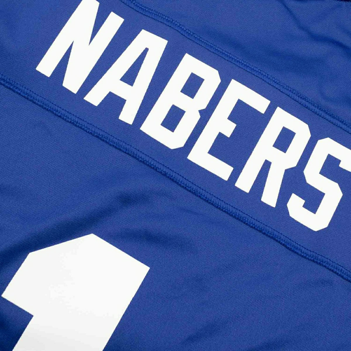Malik Nabers #1 New York Giants Nike Game NFL Jersey Blue Lifestyle
