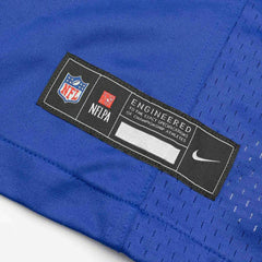 Malik Nabers #1 New York Giants Nike Game NFL Jersey Blue Lifestyle