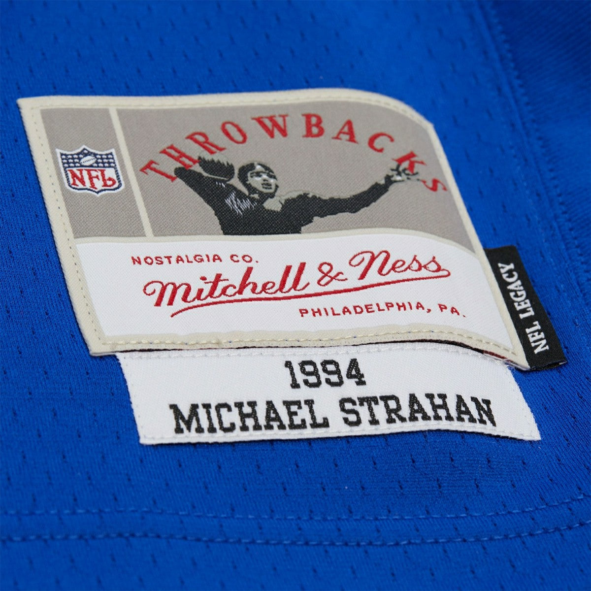 Michael Strahan #92 New York Giants 1994 Legacy Throwback NFL Jersey Blue Lifestyle