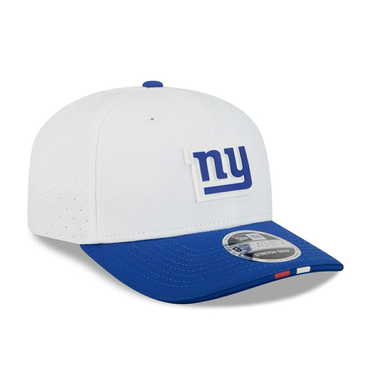 New York Giants 2025 NFL Training Camp New Era  9SEVENTY Stretch-Snap Cap OTC White Taass US