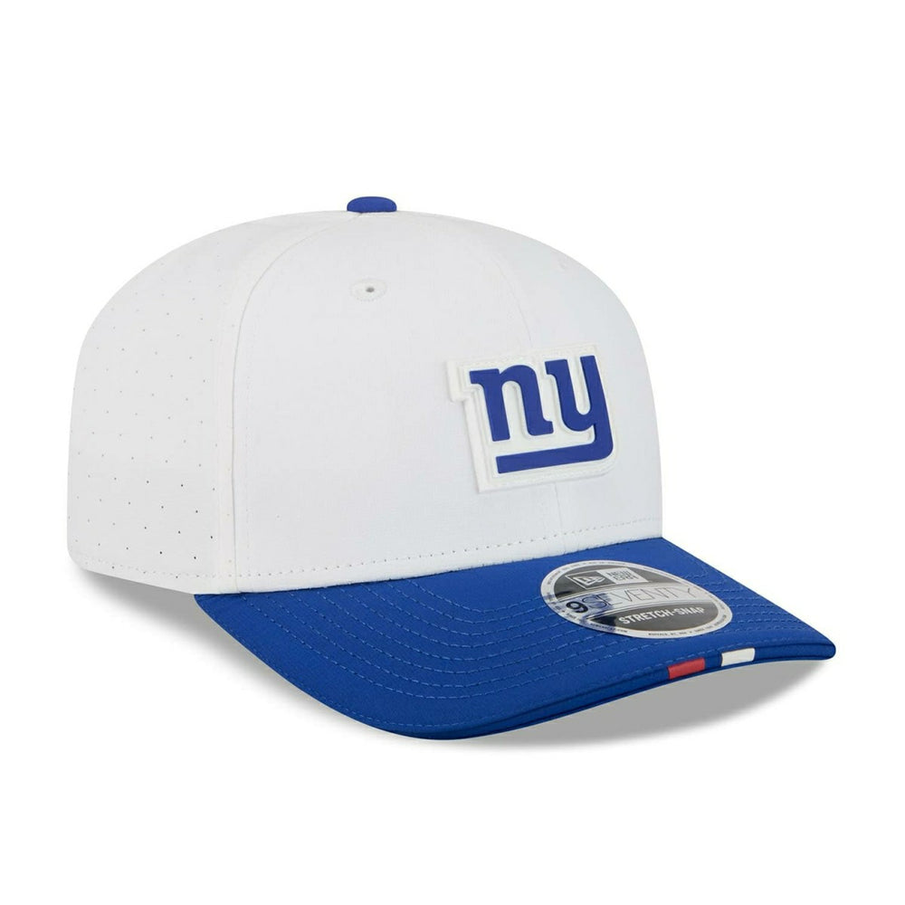 New York Giants 2025 NFL Training Camp New Era  9SEVENTY Stretch-Snap Cap OTC White Taass US