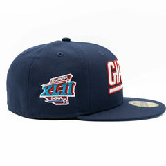 New York Giants Super Bowl XLII 59FIFTY Fitted NFL Cap Navy Classic