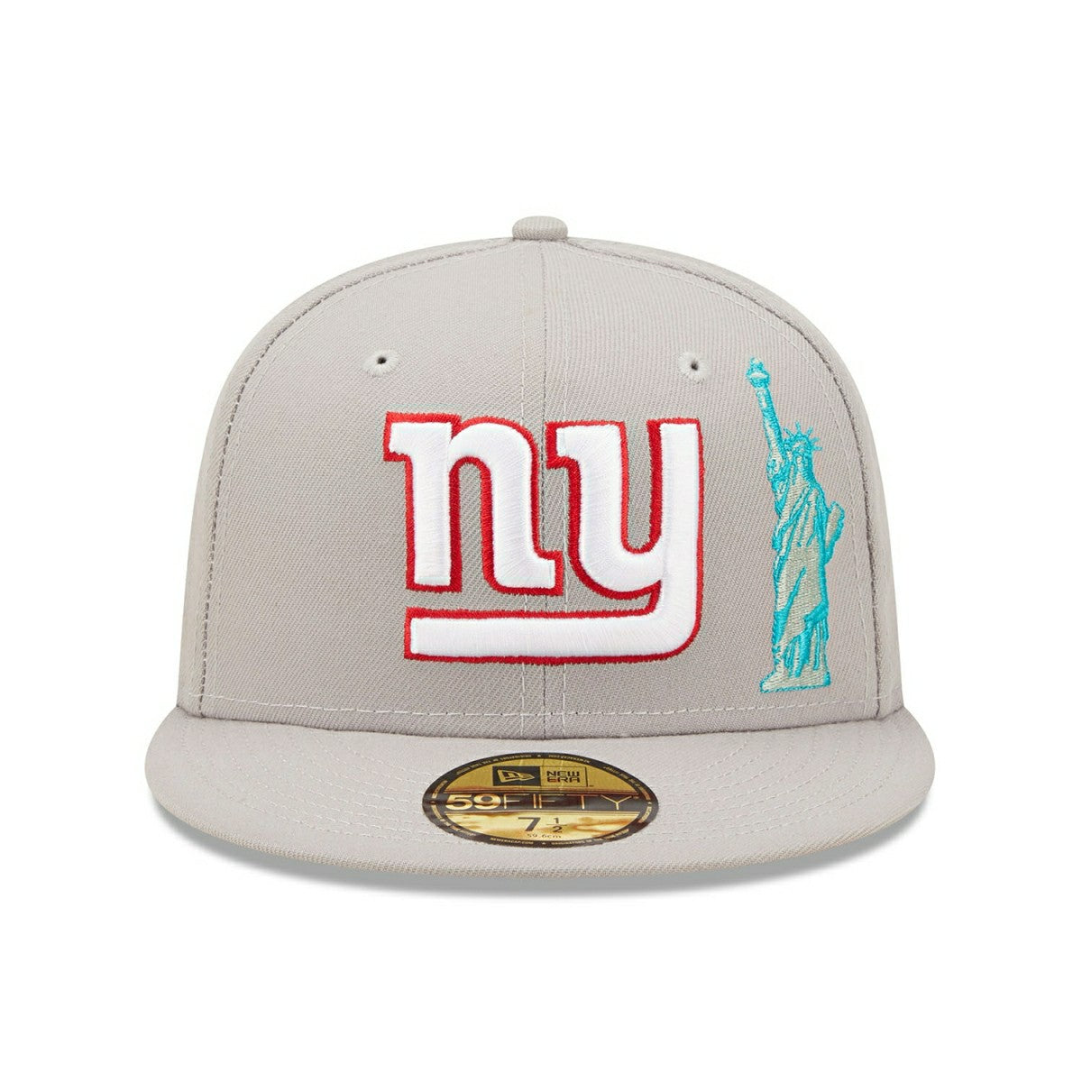 New York Giants Big Apple New Era 59FIFTY Fitted NFL Cap Gray Fashion