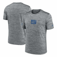 New York Giants 2025 NFL Sideline Nike Velocity Performance T-Shirt Gray Classic