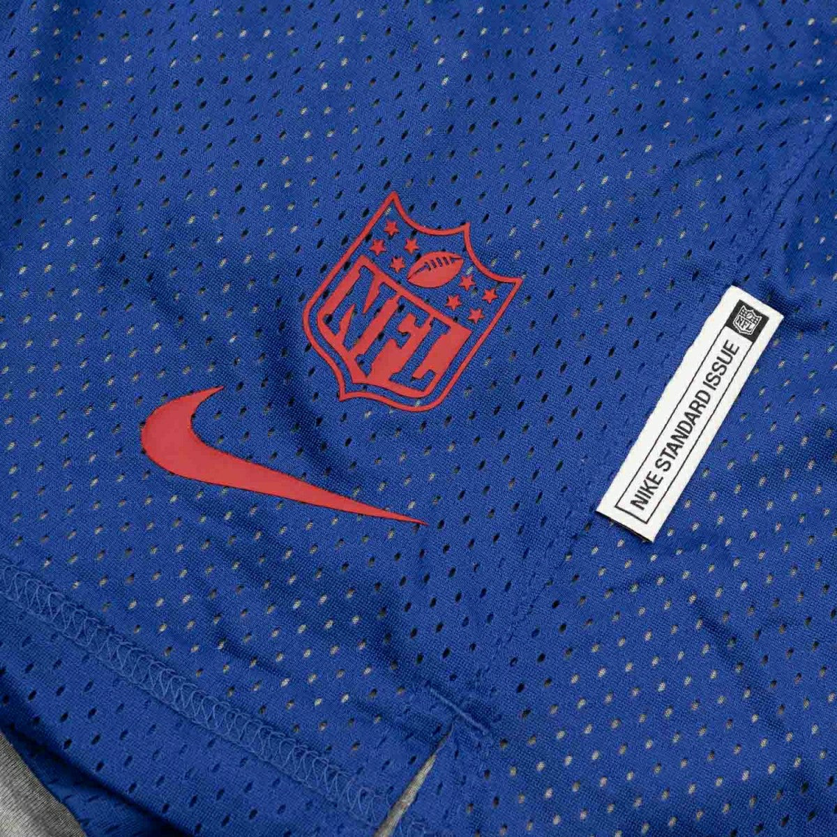 New York Giants 2025 NFL Sideline Reversible Mesh Nike Dri-FIT Shorts Blue Fashion
