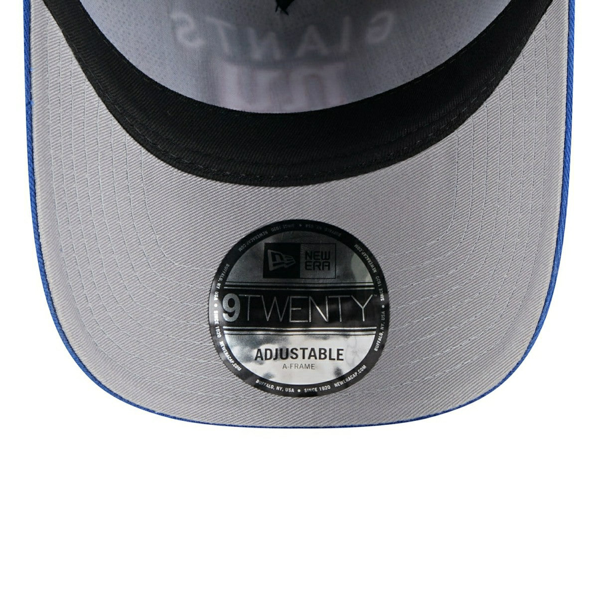 New York Giants 2025 NFL Draft 9TWENTY A-Frame Adjustable Cap Black Lifestyle