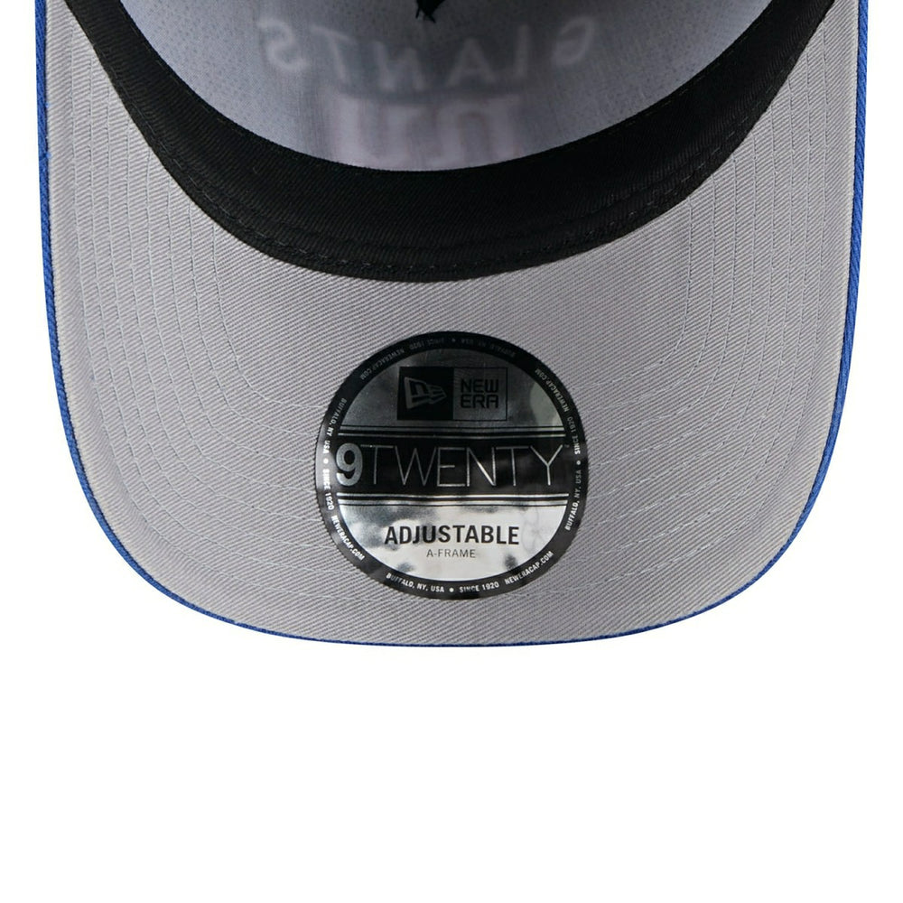 New York Giants 2025 NFL Draft 9TWENTY A-Frame Adjustable Cap Black Lifestyle