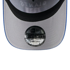 New York Giants 2025 NFL Draft 9TWENTY A-Frame Adjustable Cap Black Lifestyle