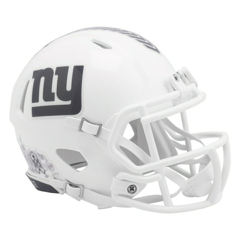 New York Giants 2024 Salute to Service NFL Speed Mini Helmet Classic