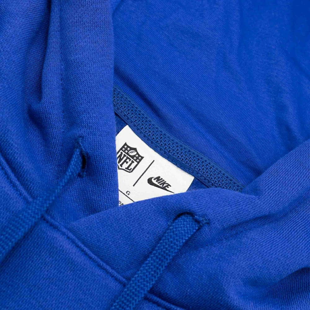 New York Giants 2023 NFL Sideline Nike Club Hoodie Blue Classic