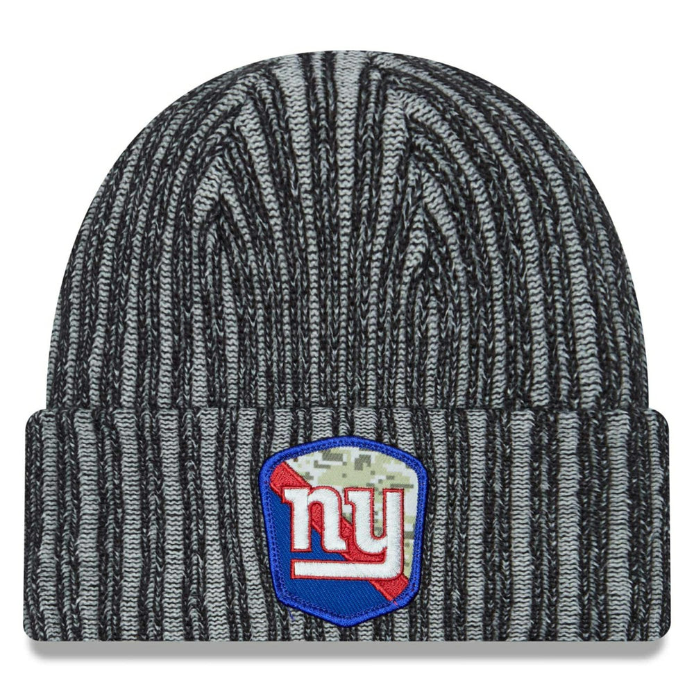New York Giants 2023 NFL Salute to Service New Era Knit Hat Fashion