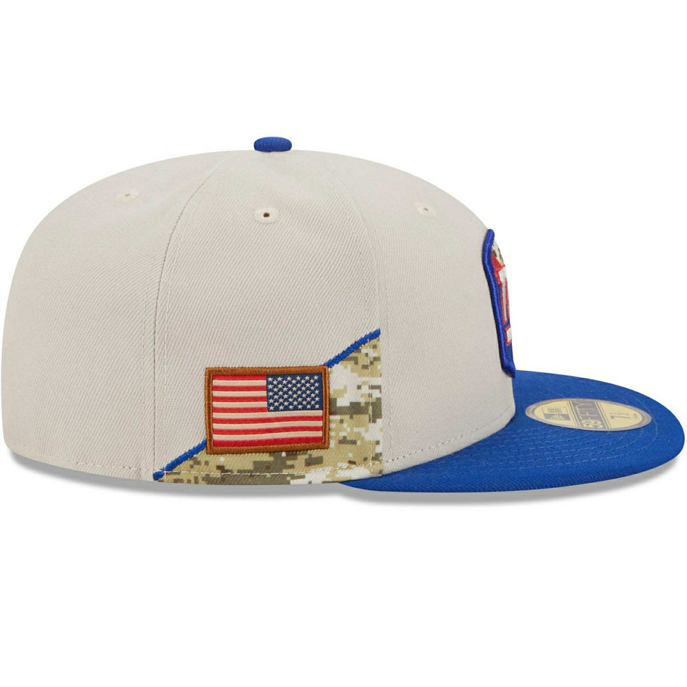 New York Giants 2023 NFL Salute to Service New Era 59FIFTY Fitted Cap Taass for sale