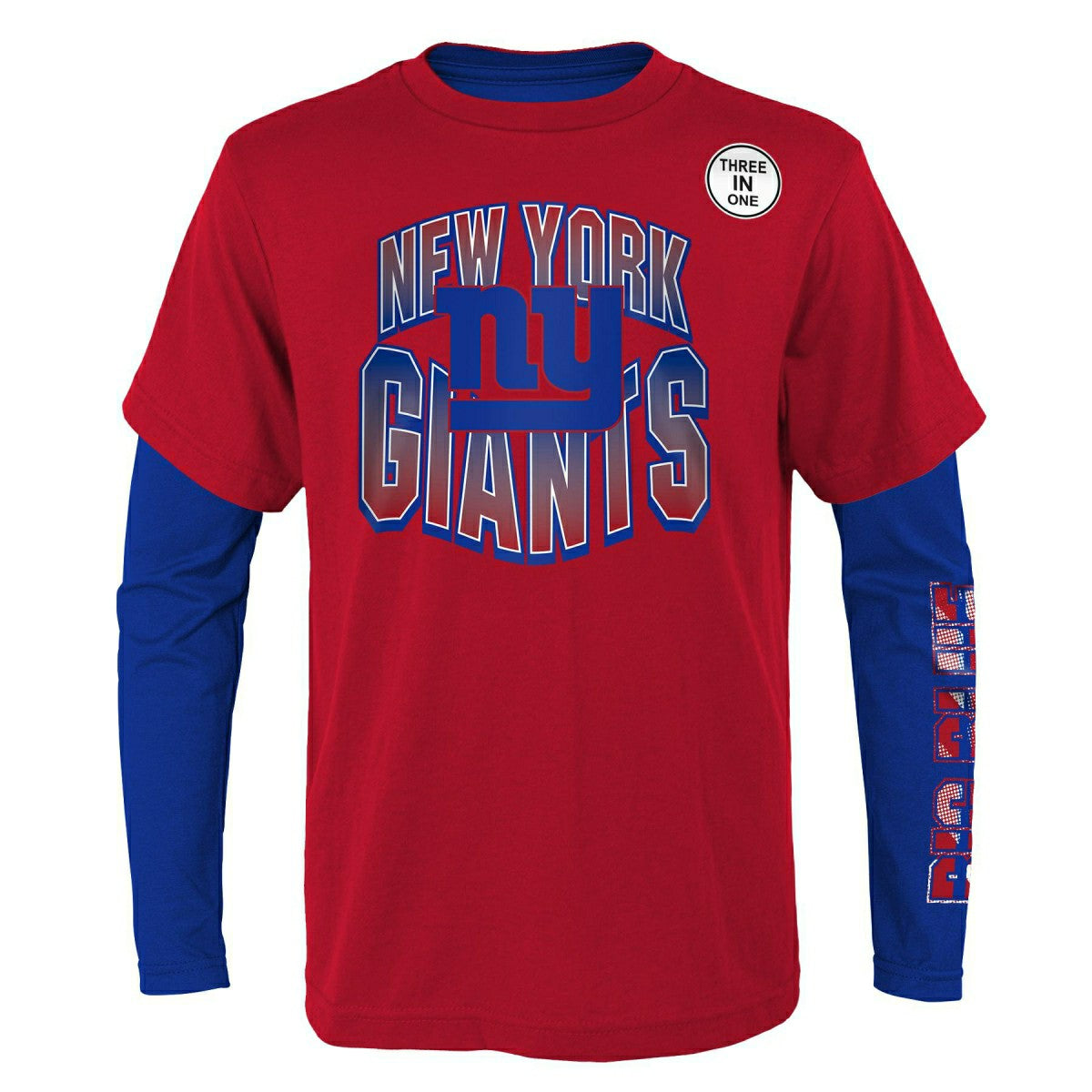 New York Giants Game Day 3-in-1 Combo NFL Shirt (YOUTH) Lifestyle