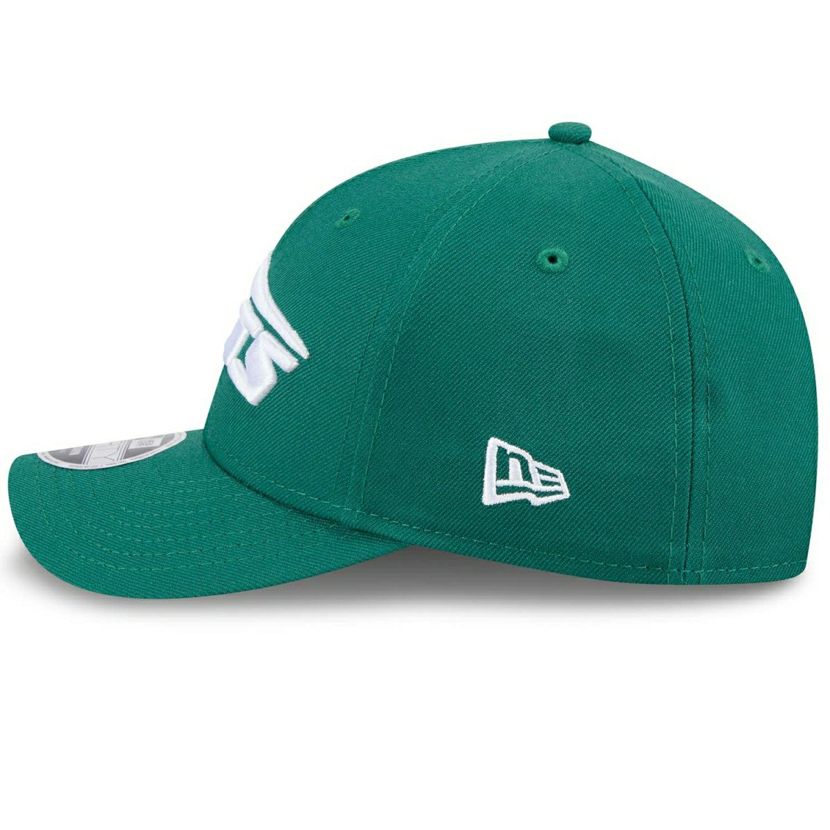 New York Jets NFL Team Logo New Era 9FORTY M-Crown Snapback Cap Green Taass US