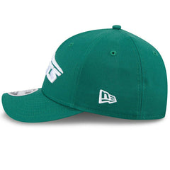 New York Jets NFL Team Logo New Era 9FORTY M-Crown Snapback Cap Green Taass US