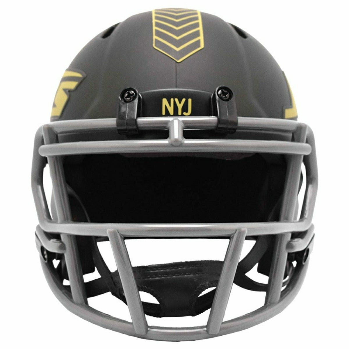 New York Jets 2025 Salute to Service NFL Speed Mini Helmet Lifestyle