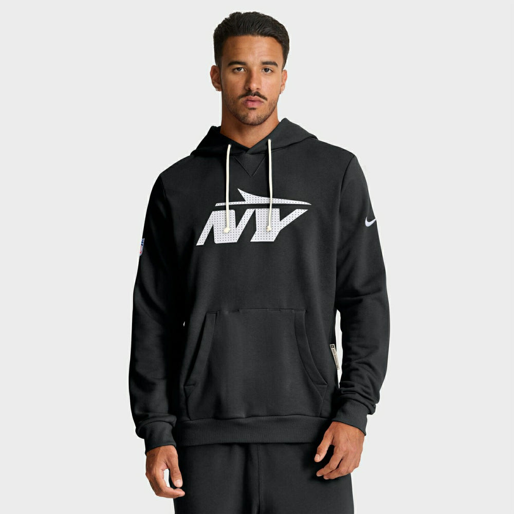New York Jets 2025 NFL Sideline Nike Standard Issue Hoodie Black Fashion