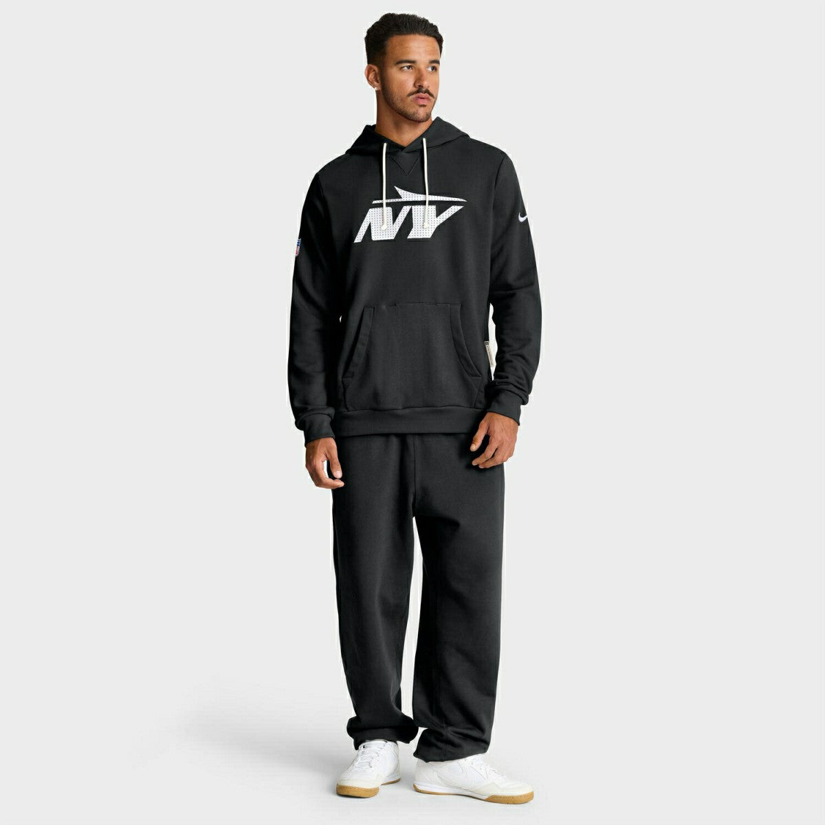 New York Jets 2025 NFL Sideline Nike Standard Issue Hoodie Black Fashion