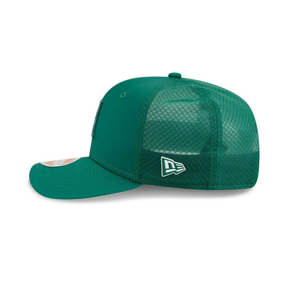 New York Jets 2025 NFL On-Field Sideline 9SEVENTY Trucker Snapback Cap Green Lifestyle