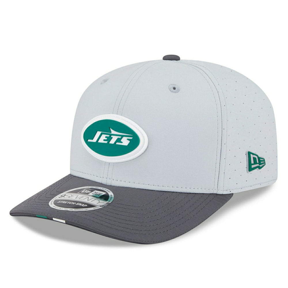 New York Jets 2025 NFL Training Camp New Era 9SEVENTY Stretch-Snap Cap CW Gray Taass US