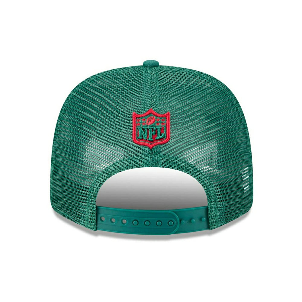 New York Jets New Era Stretch-Snap 9SEVENTY NFL Trucker Cap Green Lifestyle